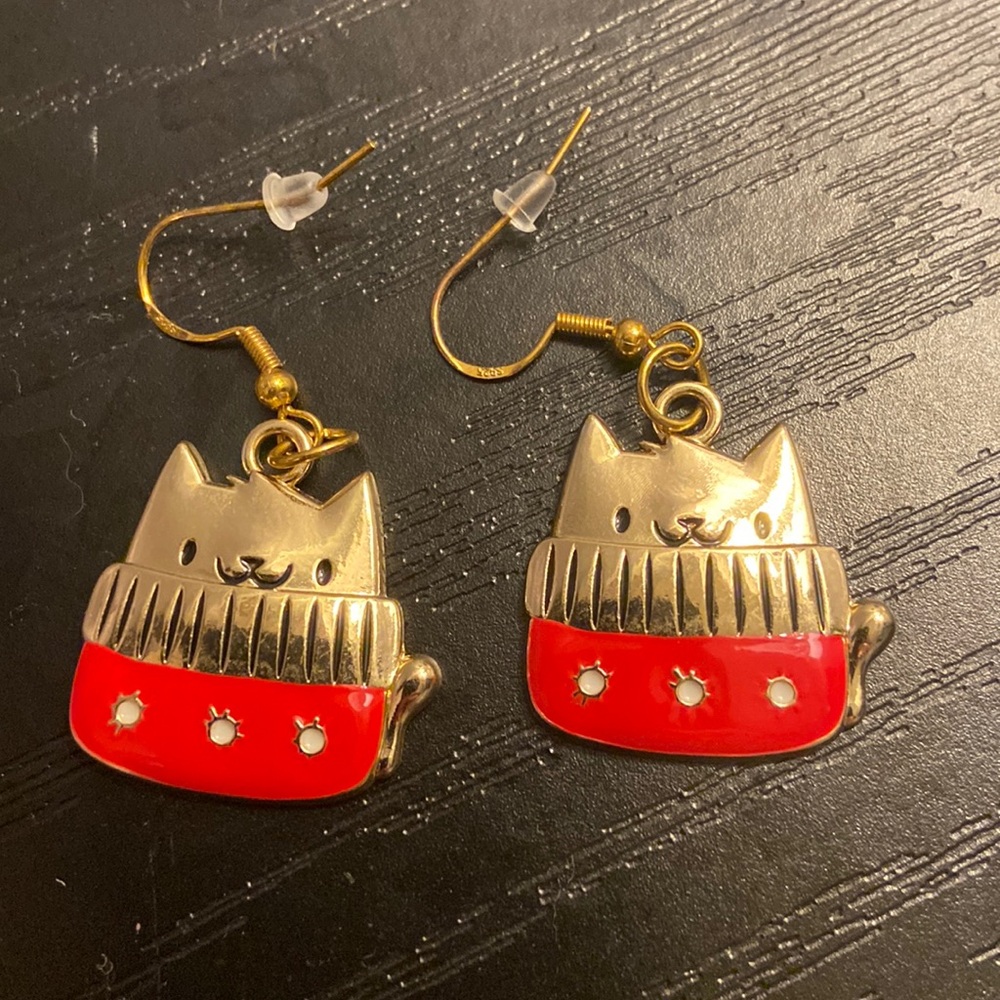 Adorable Cat Earrings